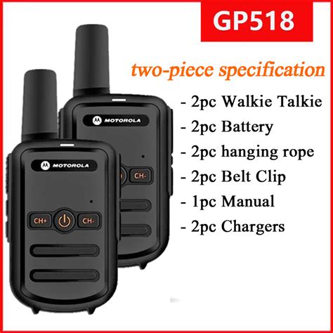 MTRLUHF 2pcs Hot Saleoriginal Walkie Talkie Long Range Set Of 2 Radio