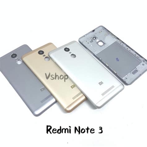 Jual BACKDOOR BACK CASING HOUSING XIAOMI REDMI NOTE 3 Shopee