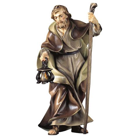 Saint Joseph Cm 12 4 7 Inch Hand Painted Ulrich Nativity Scene Val