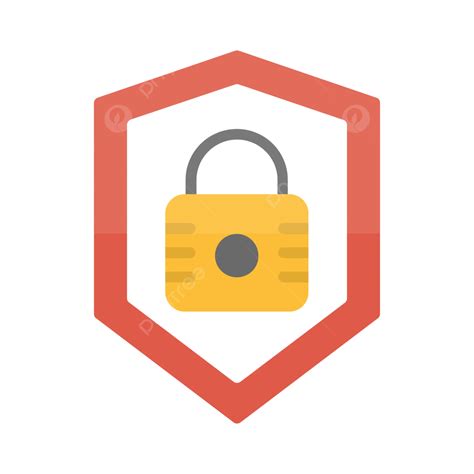 Security Flat Icon Vector Encryption Firewall Lock PNG And Vector