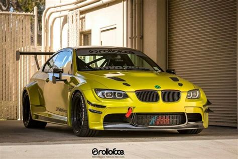 Yellow Bmw E Coupe