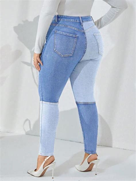 Shop Plus Size Jeans Plus Size And Curve Shein Usa