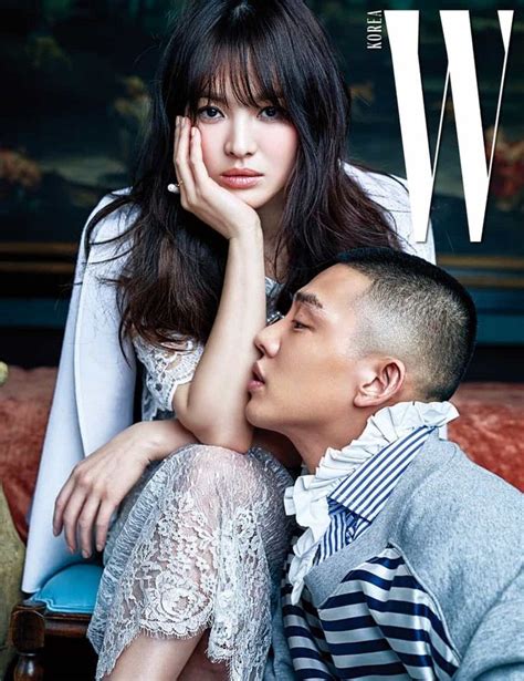 Yoo Ah In Graces The Cover Of W With Song Hye Kyo Talks About