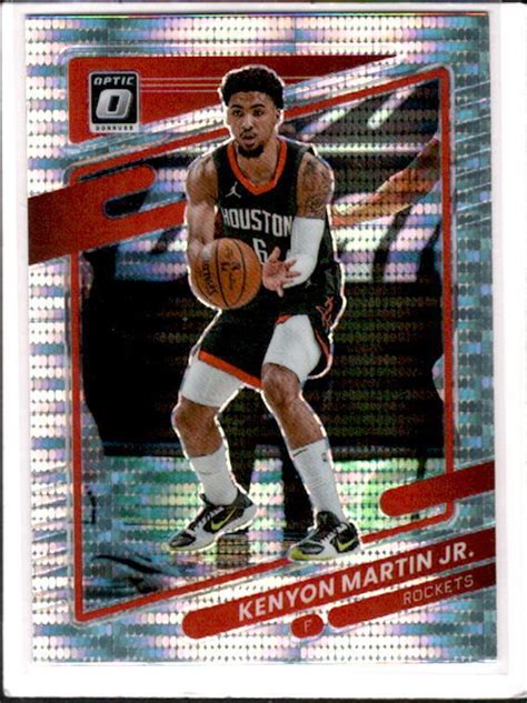 2021 22 Panini Optic Kenyon Martin Jr TARGET PULSAR PRIZM 49 Rockets