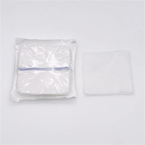 Disposable Surgical Medical Absorbent Sponge Sterile Gauze Swab With X