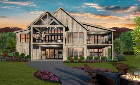 Power House Plan Luxury Rustic Barn House Plan Mb 4149