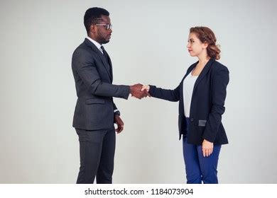 Handshake Wihte Background Images Stock Photos D Objects