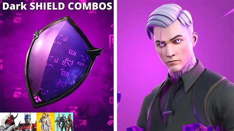 Dark Shield Back Bling Combos Fortnite Battle Royale Youtube