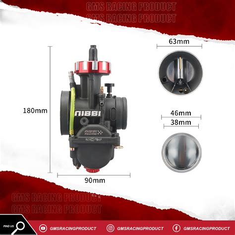 KARBURATOR PWK 38 AIR STRIKE NIBBI RACING : Gms Racing Product