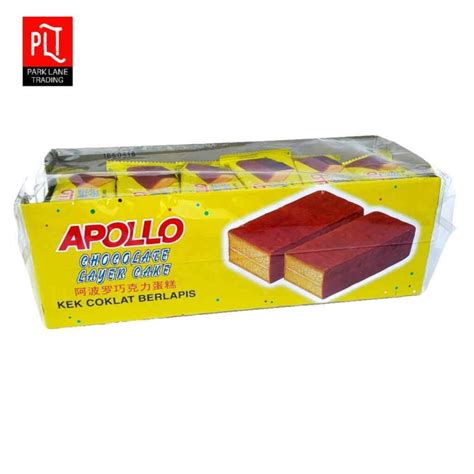 Apollo Layer Cake Chocolate 1 Outer X 24Pcs Snack Foods Wholesale