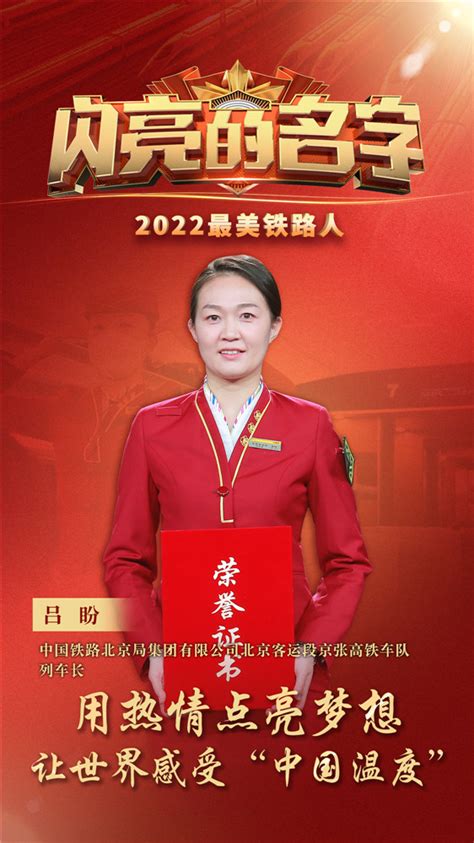 幸福列车 开往明天的中国｜《闪亮的名字——2022最美铁路人发布仪式》今晚播出新闻频道央视网