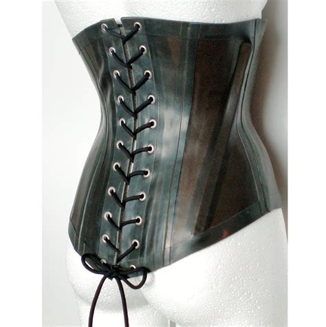 Latex Waist Corset Belt Rubber Corset Latex Waist Belt Etsy