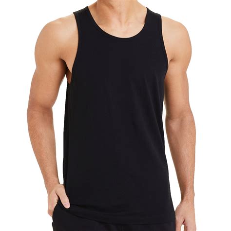 Mens Vests 100 Cotton Tank Top Gym Summer Training Sleeveless S 5xl