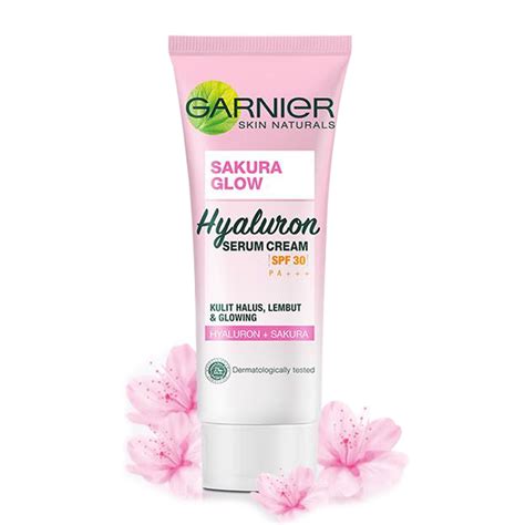 Jual Garnier Sakura Glow Hyaluron Serum Cream SPF30 PA 20ml HBHoz