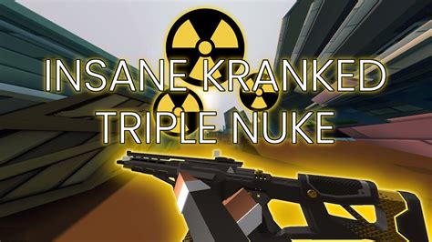 Krunker Insanely Fast Kranked Triple Nuke Youtube