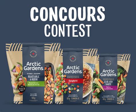 Remportez 100 de produits dépicerie Arctic Gardens Quebec Rabais