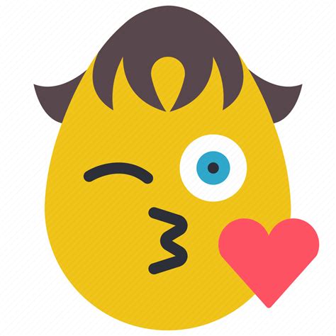 Boy, emojis, fancy, flirt, heart, kiss icon - Download on Iconfinder