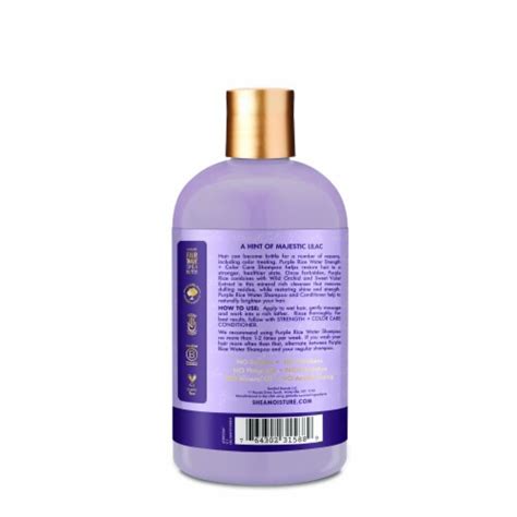 Shea Moisture Purple Rice Water Strength Color Care Shampoo 13 Oz Fry’s Food Stores