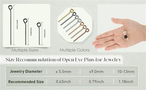 amazoncom junkin  pcs eye pins mix jewelry findings