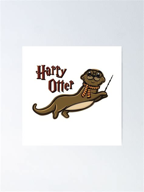 Harry Otter Pun Otter Otter Ts Harry Potter Sticker Harry