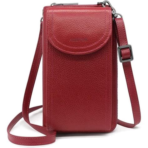 Sac Bandouli Re Pour T L Phone Portable Femme Rfid Blocage Portefeuille