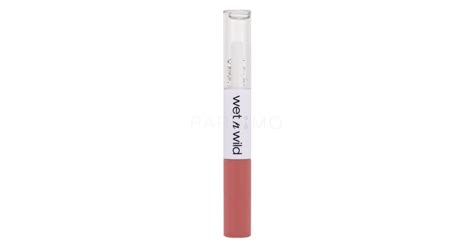 Wet n Wild MegaLast Lock N Shine Lip Color Gloss Lippenstift für Frauen ml Farbton Nude