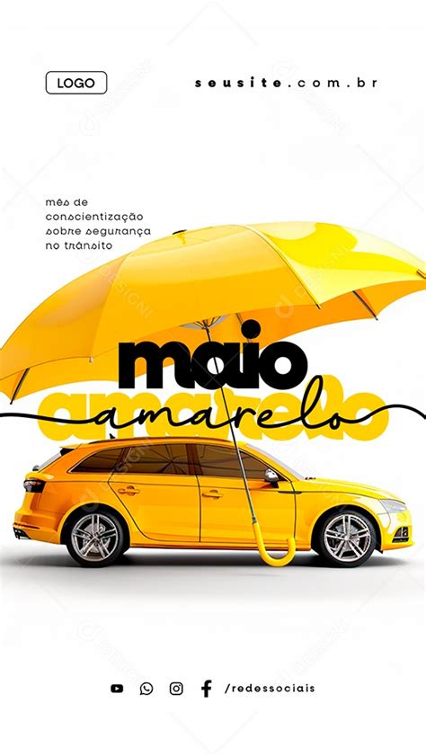 Story Maio Amarelo M S De Conscientiza O Sobre Seguran A No Tr Nsito