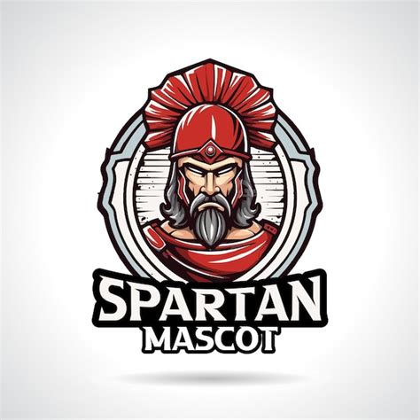 Premium Vector Spartan Mascot Logo Design Spartan Vector