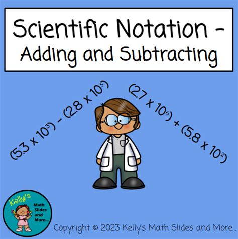 Scientific Notation Addition And Subtraction Worksheets Library