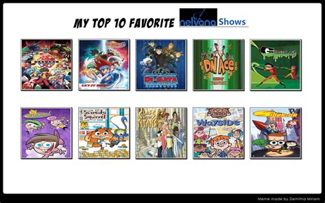 My Top 10 Favorite Nelvana Shows By Neonheroacademia03 On Deviantart