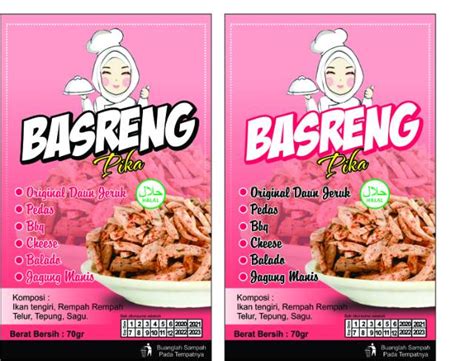 Contoh Stiker Basreng Contoh Spanduk Makanan Dan Minuman