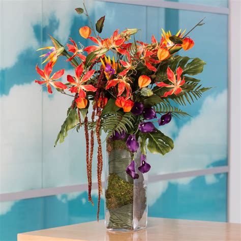 Exotic Tropical Orchids/ Bird of Paradise Delight | Indelible Bouquet