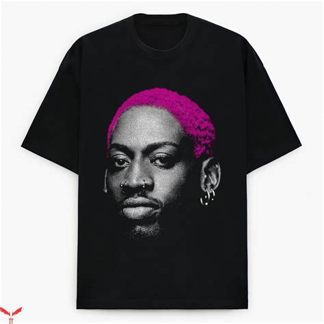 Dennis Rodman T Shirt Dennis Rodman Face Nba Retro 90s