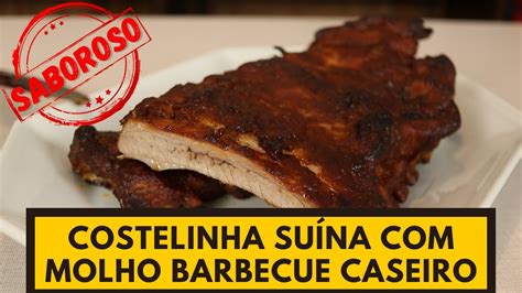 Costelinha Su Na Molho Barbecue Caseiro Youtube