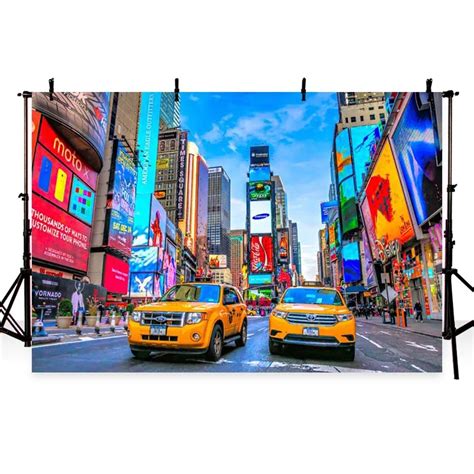 New York City Street Scenic Photography Backdrops Vinyl Photographic ...