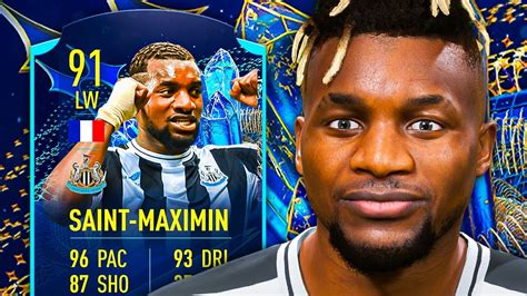 Is He Worth K Tots Saint Maximin Player Review Fifa