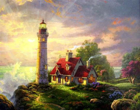 Lighthouse Gallery Thomas Kinkade