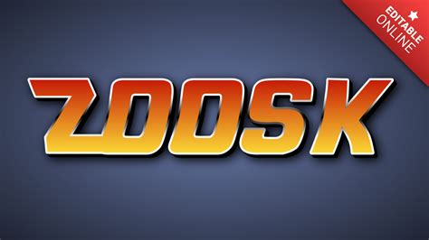 Zoosk Back To The Past Text Effect Generator