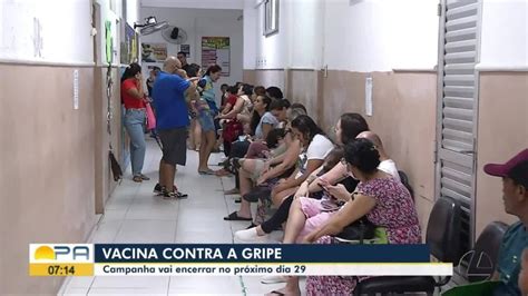 Par Alcan A Apenas Da Meta De Vacina O Contra Influenza Par G