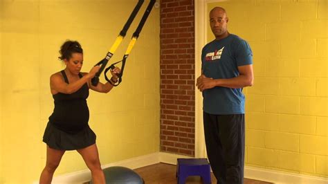 Prenatal Fitness TRX Assisted Lunge Split Squat YouTube