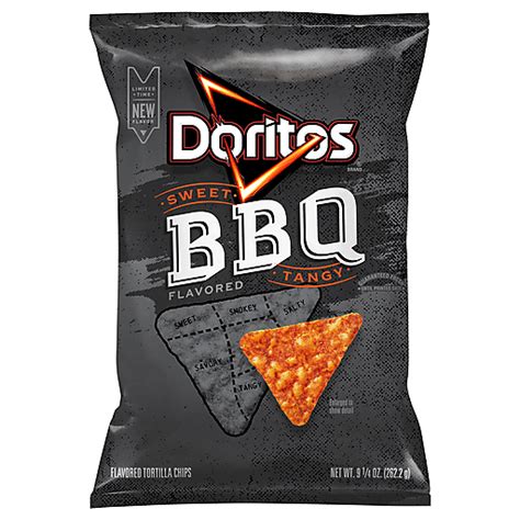 Doritos Flavored Tortilla Chips Sweet Tangy Bbq Flavored 9 14 Oz Shop Foodtown