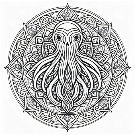 Cthulhu Coloring Pages On Behance