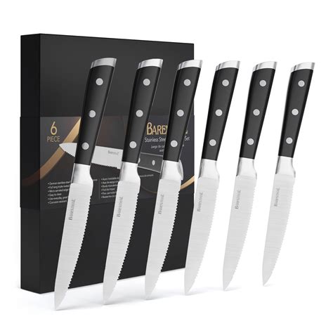 Barenthal Stay Sharp Kitchen Steak Knives Set Of 6 German Stainless