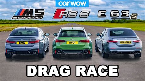 Video Audi RS6 Vs BMW M5 Vs Mercedes AMG E63 S Motorsport HR