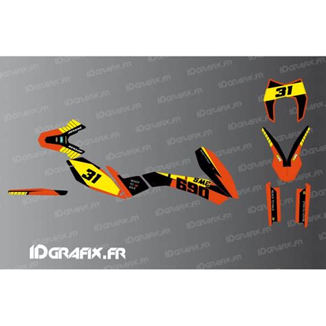 Kit déco Factory Edition pour KTM 690 SMC idgrafix