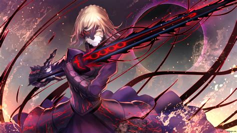 Fate Stay Night Heavens Sensação Saber Alter Hd Wallpaper Download