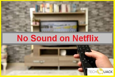 How To Resolve No Sound On Netflix Error TechQuack