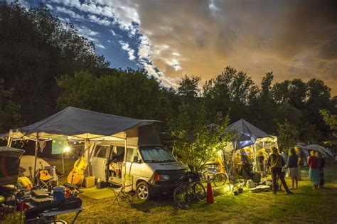 Rockygrass On Site Campground Planet Bluegrass Colorado Music