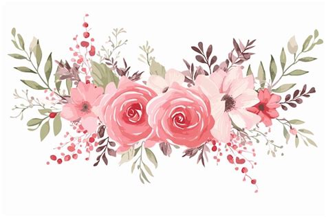 Premium Vector Flower Watercolor For Wedding