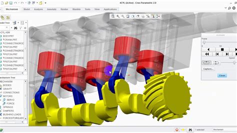 Mechanism Using Creo Youtube